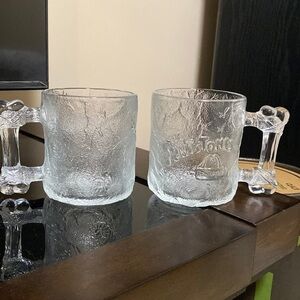 Vintage The Flintstones vintage pre dawn mugs collectibles set of 2